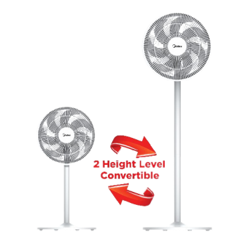 Midea 16" Adjustable Standing Fan (MS1618W)